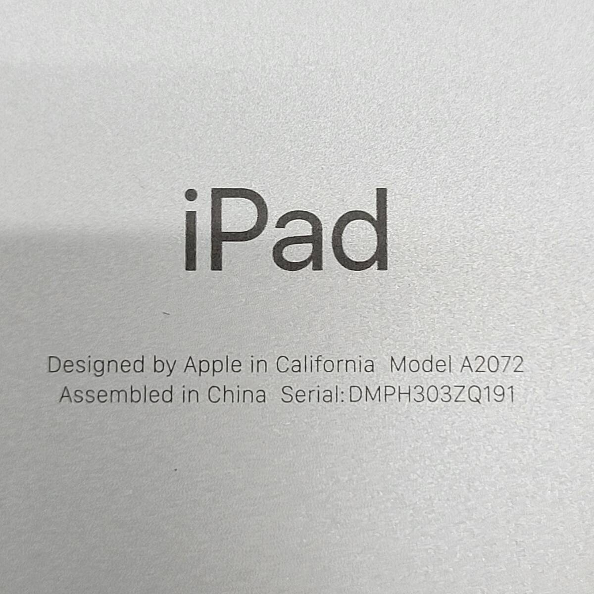 Apple/アップル ipad Air 第4世代 A2072 MYH02J/A 64GB タブレット 初期化/動作確認済 IMEI- 24d菊RHの画像7