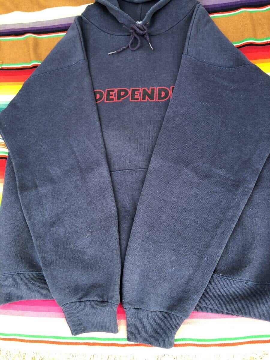 90s【Lee】INDEPENDENT P/O HOODIE★size:L 当時物/インディペンデント/パーカー/90年代/オールドスケート/ビンテージ_画像7