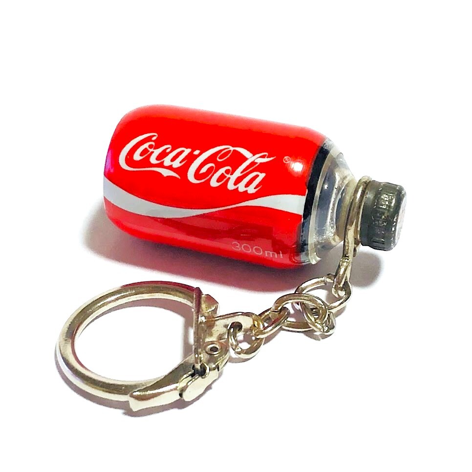  Япония Coca Cola фирма стандартный товар редкий не использовался daruma бутылка super 300 брелок для ключа в это время Showa Retro миниатюра Novelty не продается 