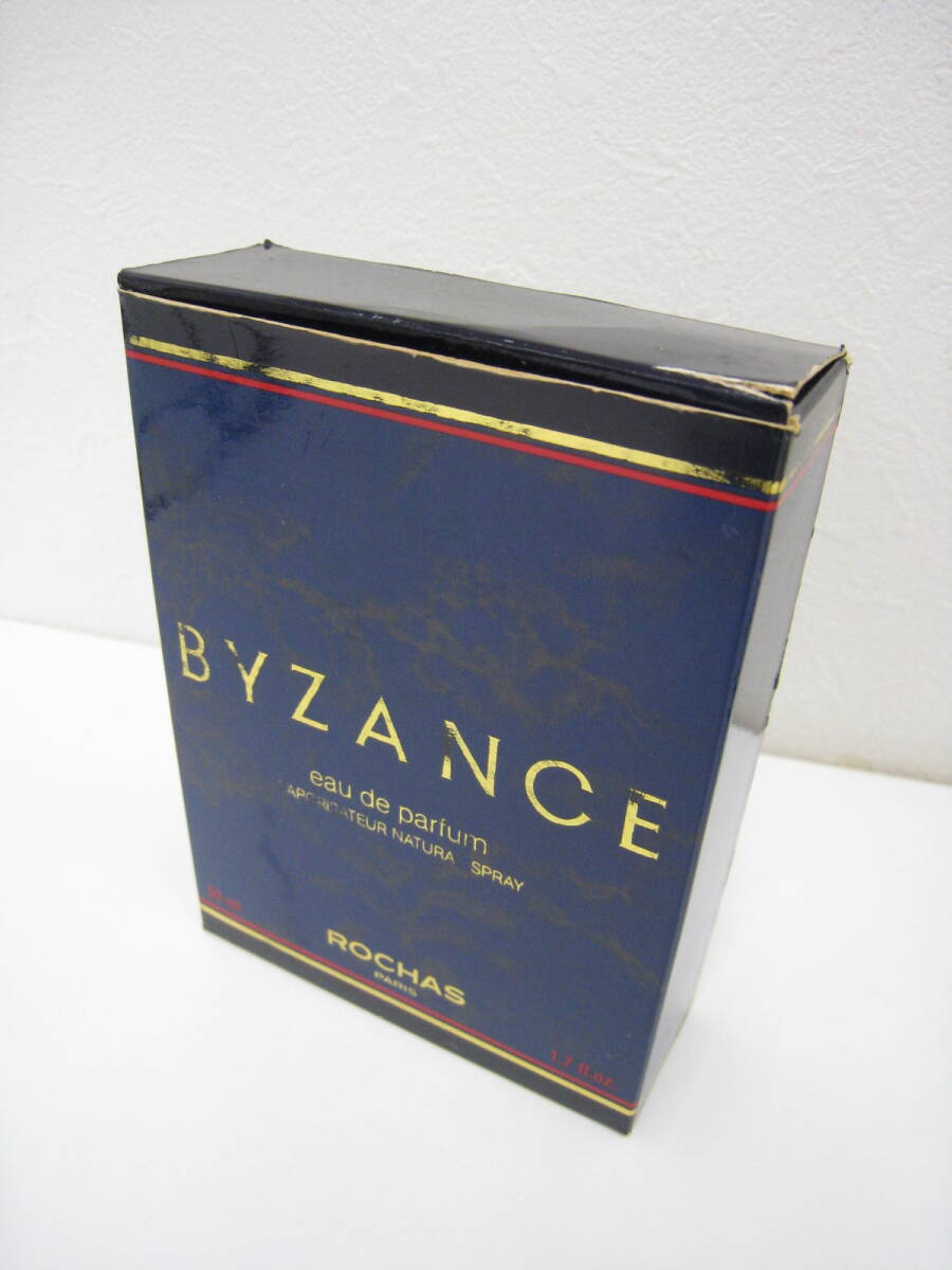 ◆ROCHAS◆ ロシャス BYZANCE ビザーンス eau de parfum 50ml オードパルファム 箱付き ほぼ未使用 保管品の画像5