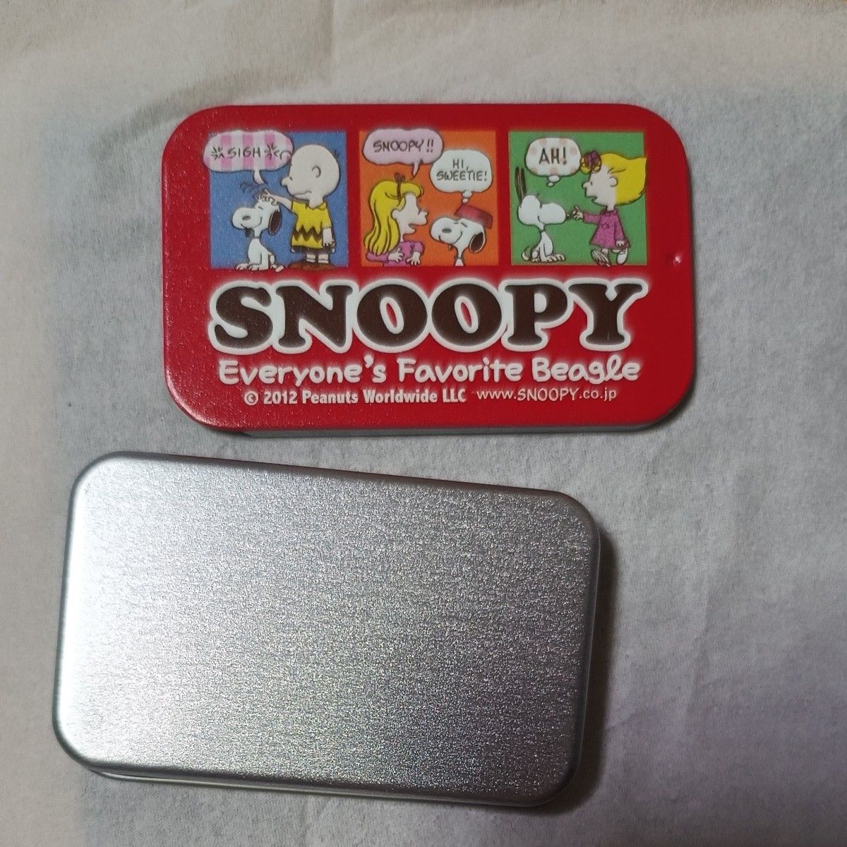 SNOOPY　スヌーピーミュージアム限定　スライド缶