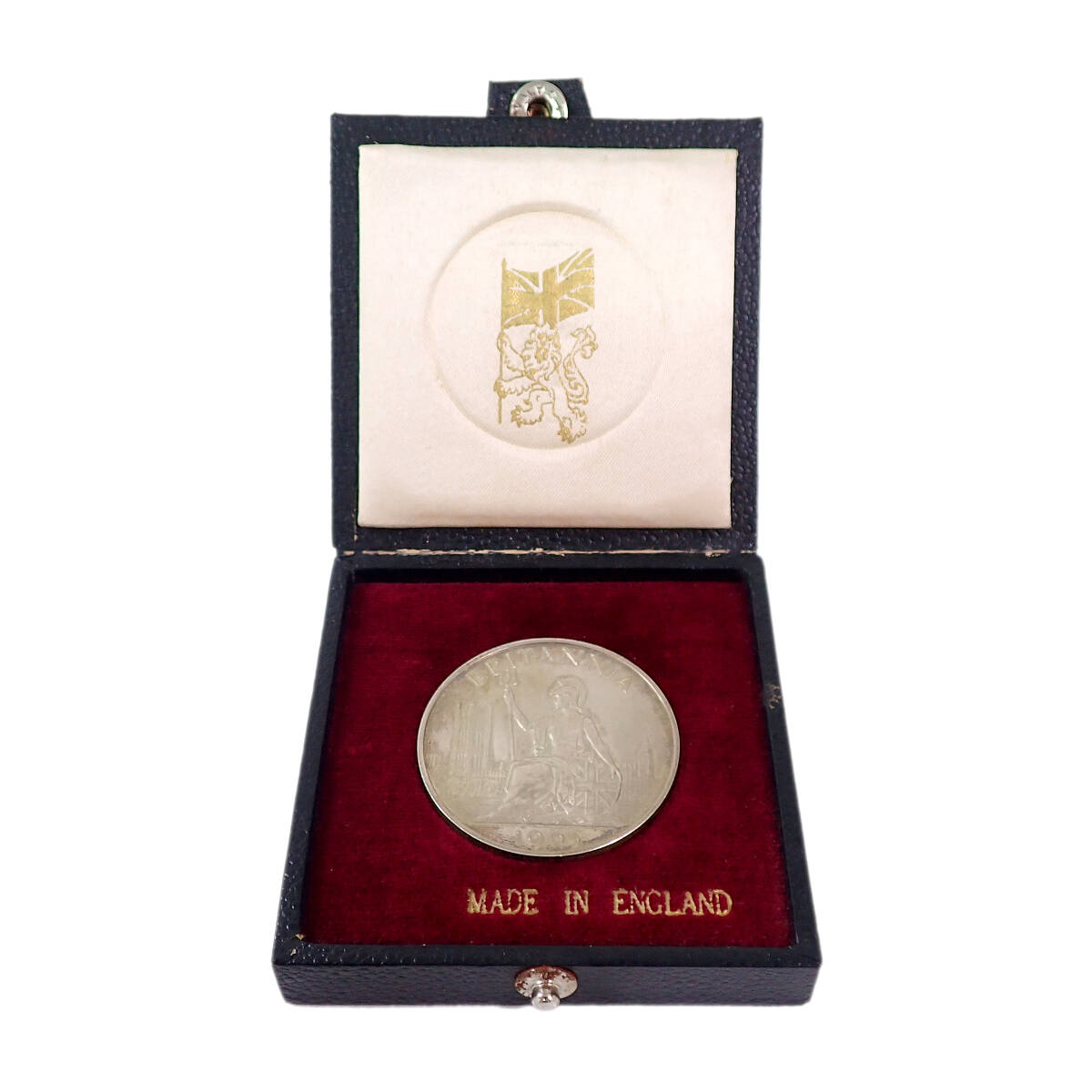 1965年 東京・英国博覧会記念 ブリタニア座像 銀メダル COMMEMORATING BRITISH EXHIBITION 1965 TOKYO JAPAN 当時物_画像5