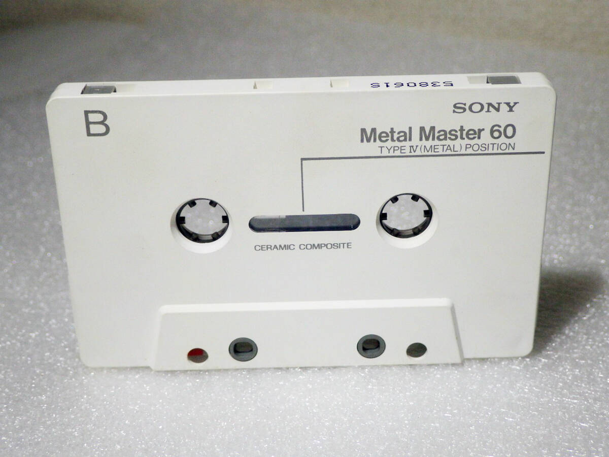 ★未使用品 貴重なメタルテープ【当時物箱付き!!】 SONY ソニー メタルマスター 60 カセットテープ Metal Masterの画像4