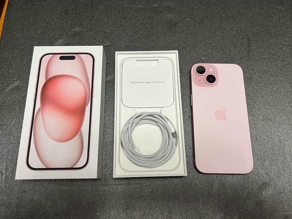 Apple iPhone 15 Pink 512GB SIMフリー 美品