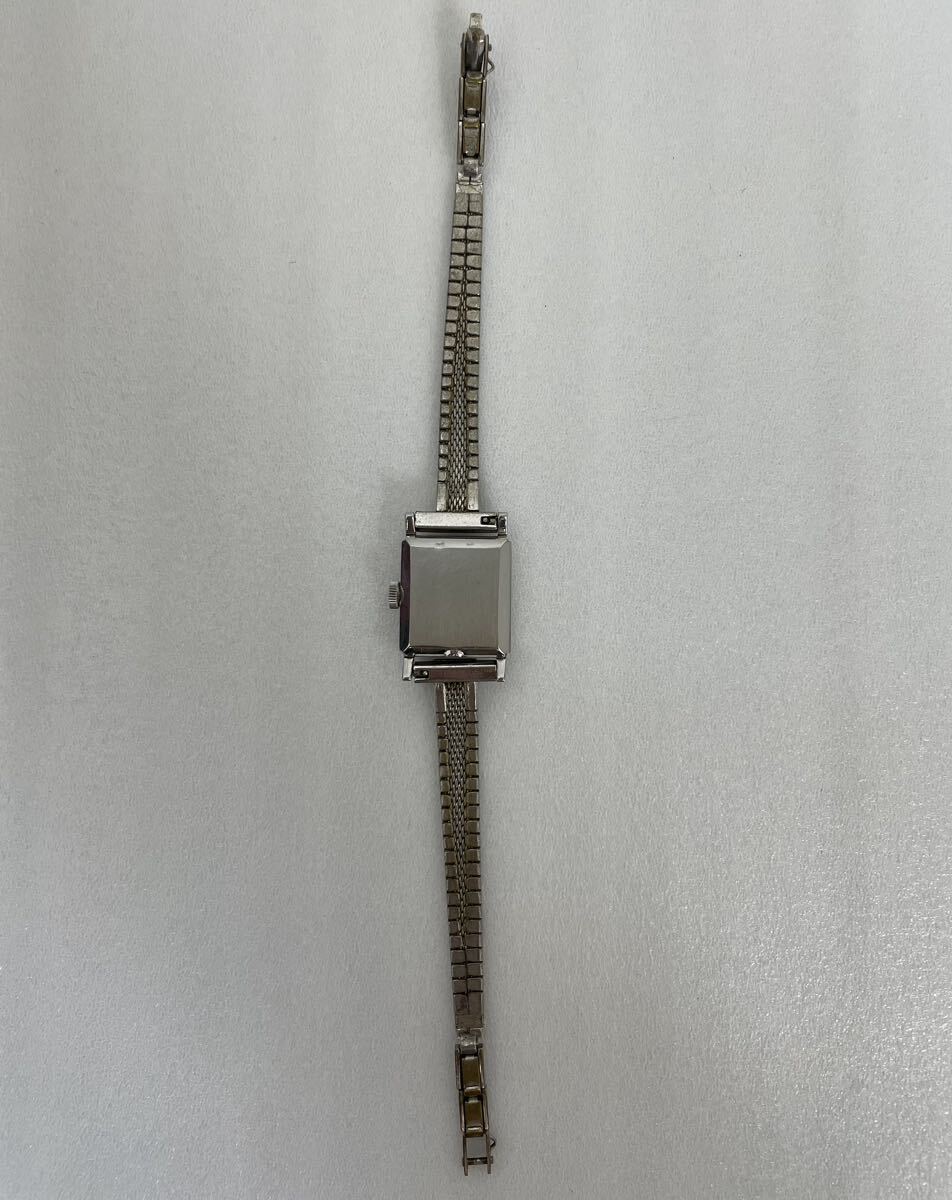 【T】オメガ OMEGA 腕時計 2針 手巻き アンティーク スクエア レディース ジャンクの画像10