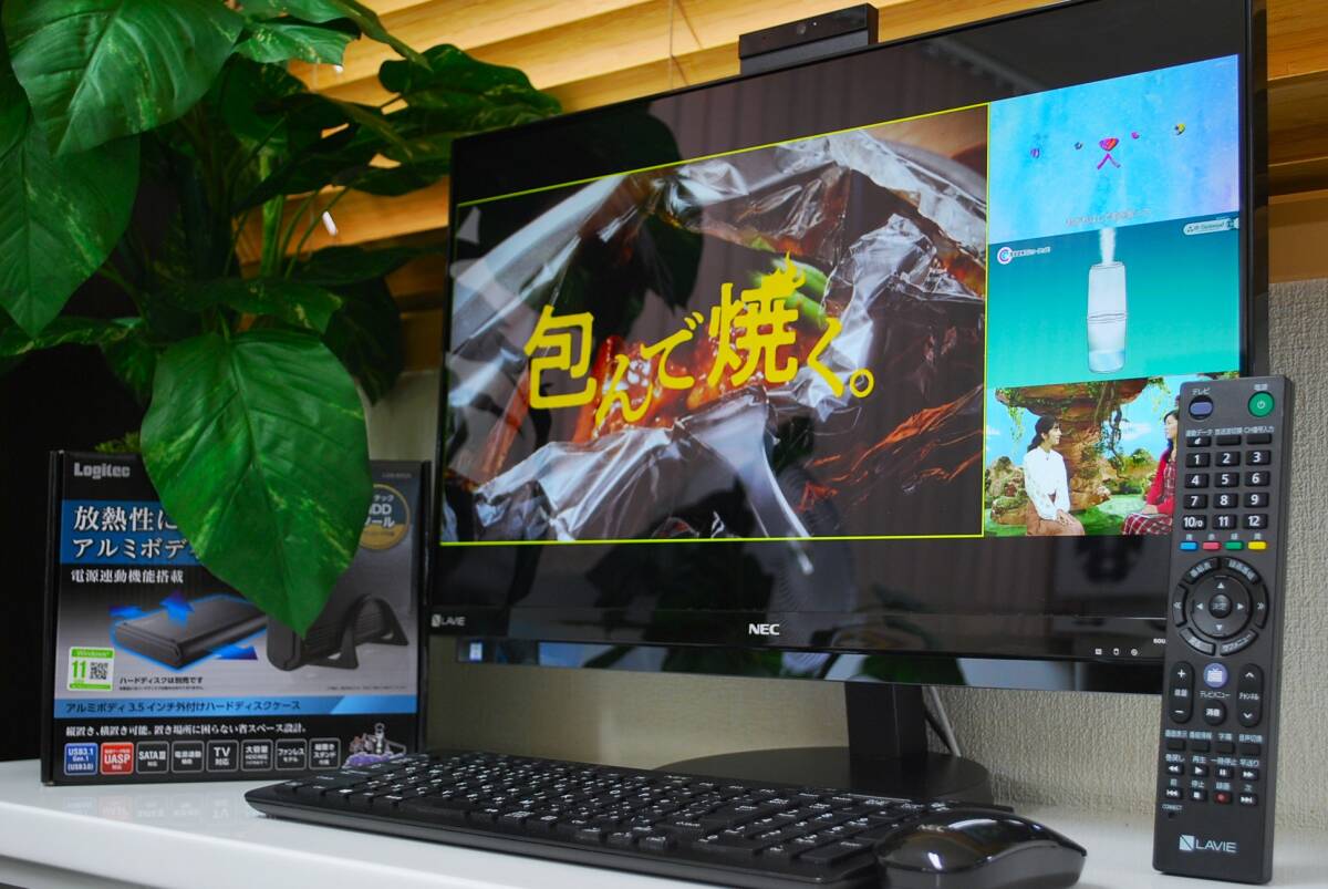 ★☆ 23.8型フルHD Lavie desk all in one / 4チューナー3波TV & ハイレゾ / 4TB(超高速SSD＋HDD) /Corei7/16GB/Office/Blu-ray/g787☆★の画像8