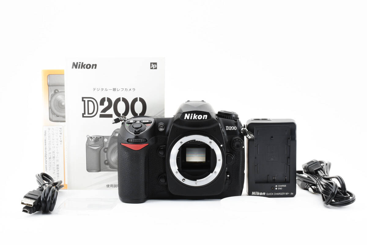 ■ 極ショット数1800回・美品 ■ ニコン Nikon D200 ボディ A43S138S328DK C484の画像1