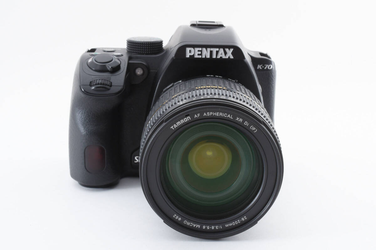 ■ 美品・ショット数9124回 ■ ペンタックス PENTAX K-70 レンズセット 《 純正カメラバック付き 》 A419S42S3DF C493の画像3