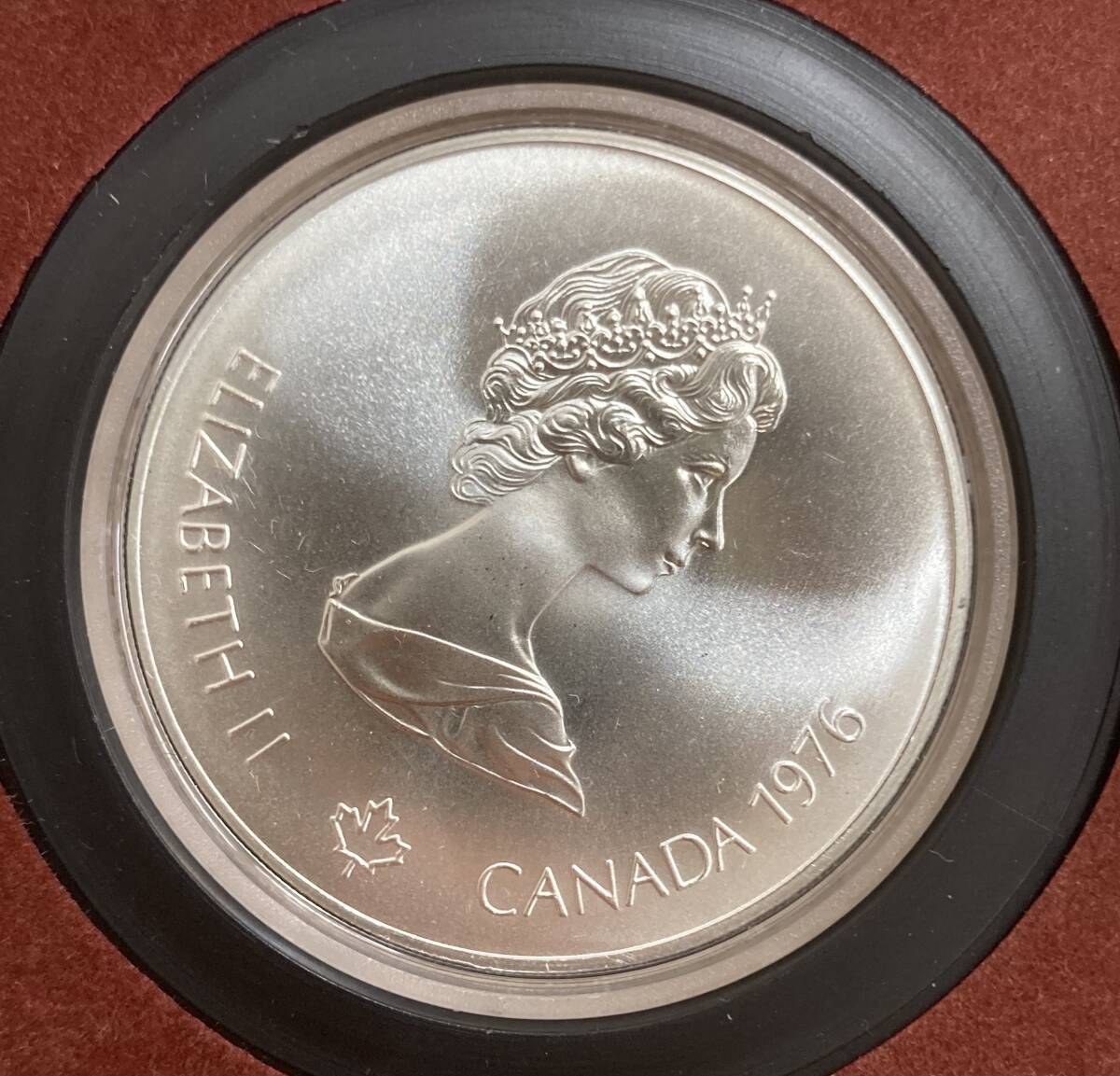 長「15649」カナダ モントリオールオリンピック 記念硬貨 銀貨 5ドルの画像3