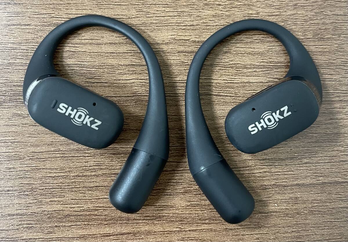 大G「19985」SHOKZ ショックス OPENFIT T910 ワイヤレスイヤホン ブラック イヤフォン Bluetooth 完全ワイヤレスイヤホンの画像4