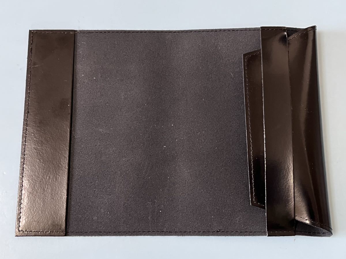  made in Japan * original leather book cover 20.3×37cm separate volume size . quality lustre black * new goods 