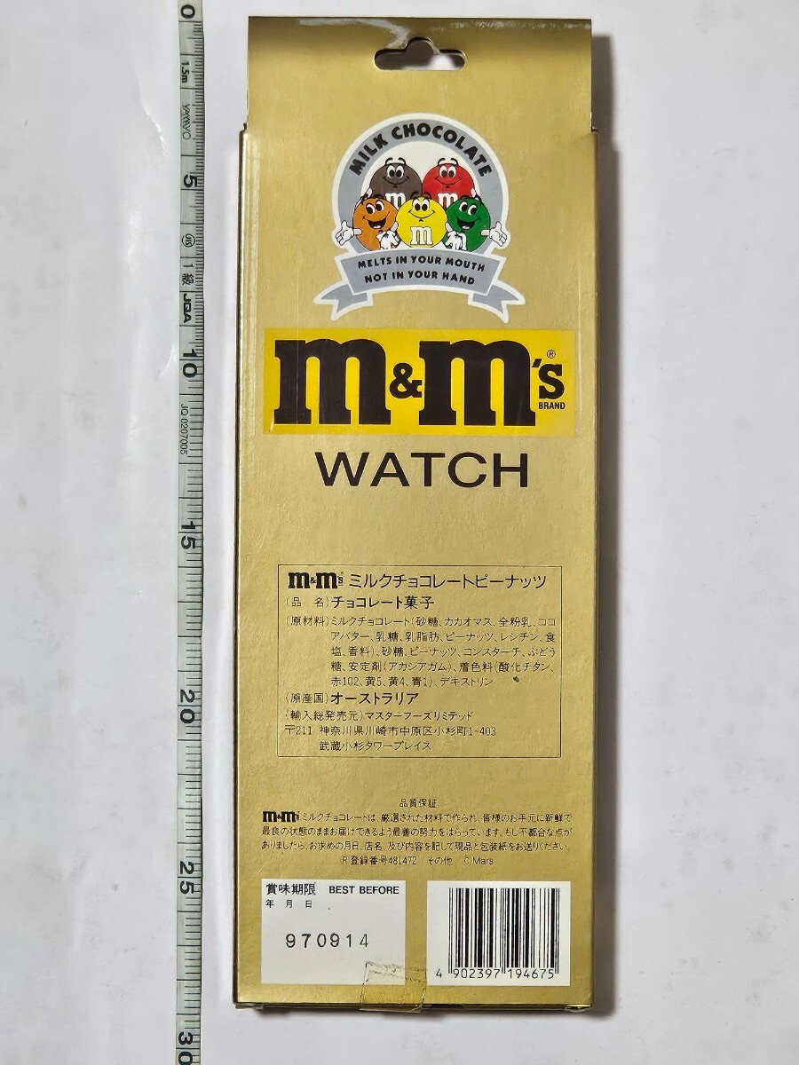 未使用 m&m's ウォッチ 腕時計 の画像2