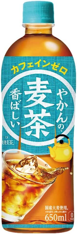 コカ・コーラ やかんの麦茶 from 爽健美茶 650mlPET×24本_画像1