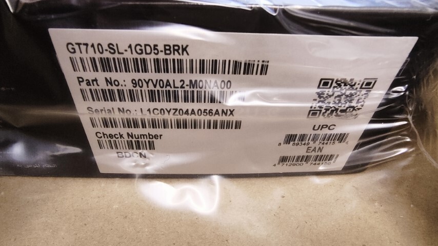 ASUS NVIDIA GT710搭載ビデオカード GT710-SL-1GD5-BRKの画像3