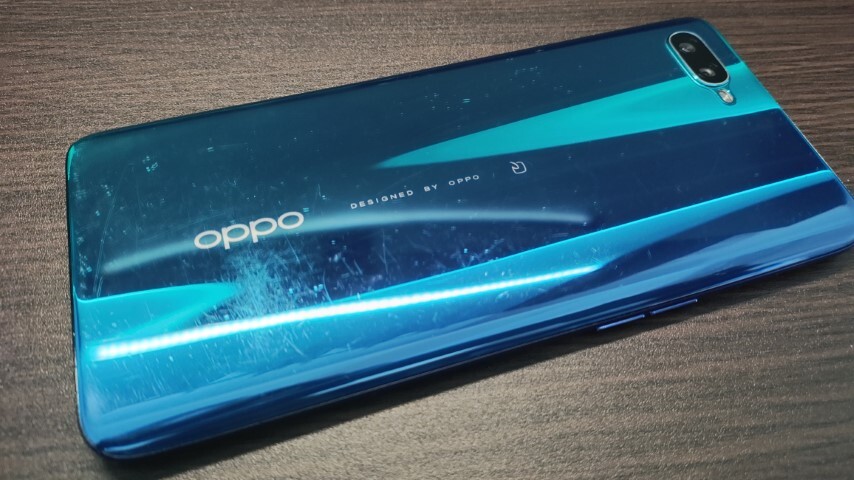 OPPO Reno A CPH1983 6GB/64GB ブルー SIMフリー 中古の画像4