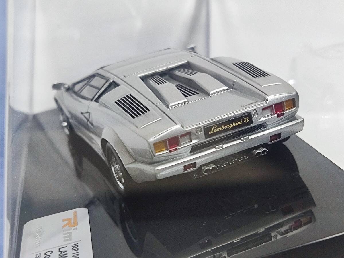 Rim【800台限定】1/43-LAMBORGIHINI Countach 25th Anniversary (Silver) [IRP100] /ランボルギーニ カウンタック アニバーサリー/シルバー_画像8