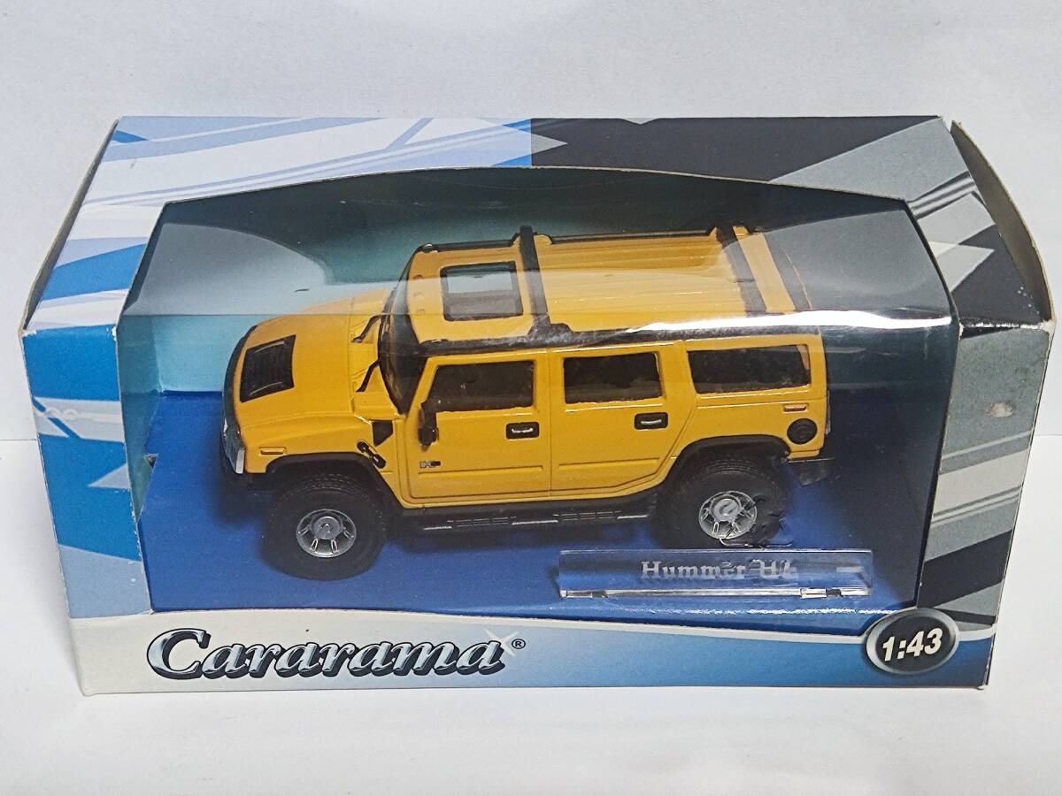 Cararama 1/43-HUMMER H2 (Yellow) /カララマ/ハマー/HONGWELL/ホンウェルの画像2