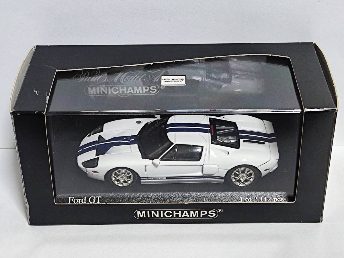 MINICHAMPS 1/43 Ford GT 2004 (White) [400084201] /ミニチャンプス/PMA/フォード GT ホワイト_画像2