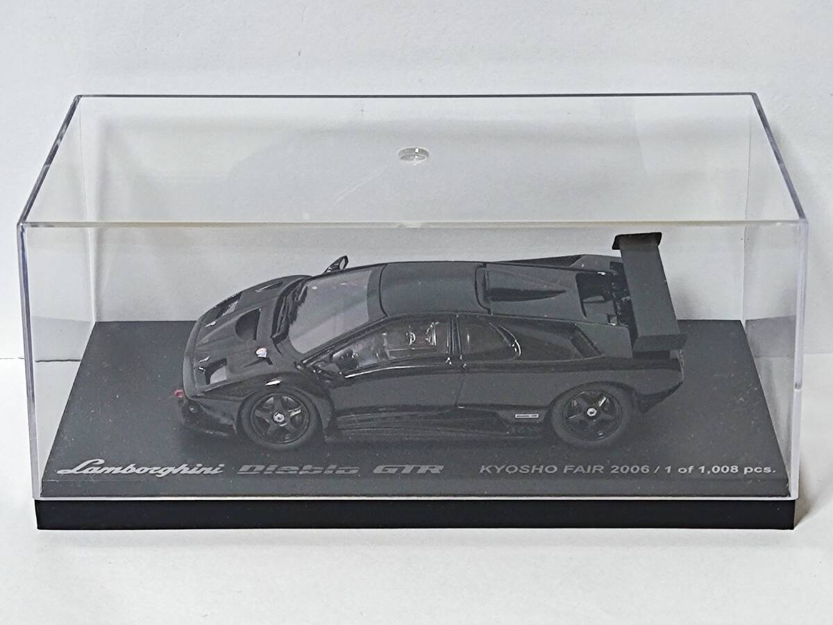 KYOSHO 1/43【フェア特注 1008台限定】Lamborghini Diablo GT-R (Black) [03215BK] /京商/ランボルギーニ ディアブロ GTR ブラックの画像4