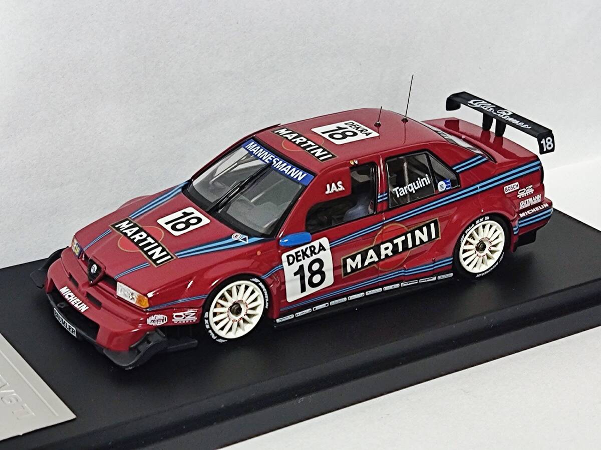 hpi racing【ベルテンポ特注】1/43 Alfa Romeo 155V6 TI MARTINI #18 1996 ITC G.Tarquini [8027] /アルファロメオ/マルティーニ_画像1