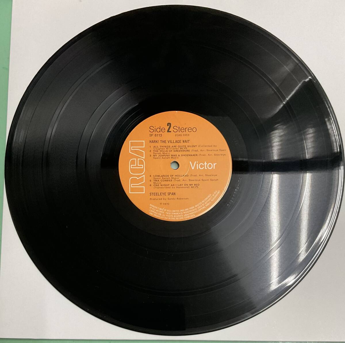 UK RCAオリジナル美盤 Hark! The Village Wait / Steeleye Span 名作1stの画像4