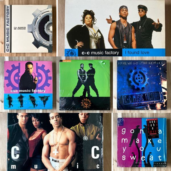 ☆送料無料☆ C+C Music Factory / 12インチシングル / 7タイトルセット ■ Do You Wanna Get Funky / Gonna Make You Sweatの画像1