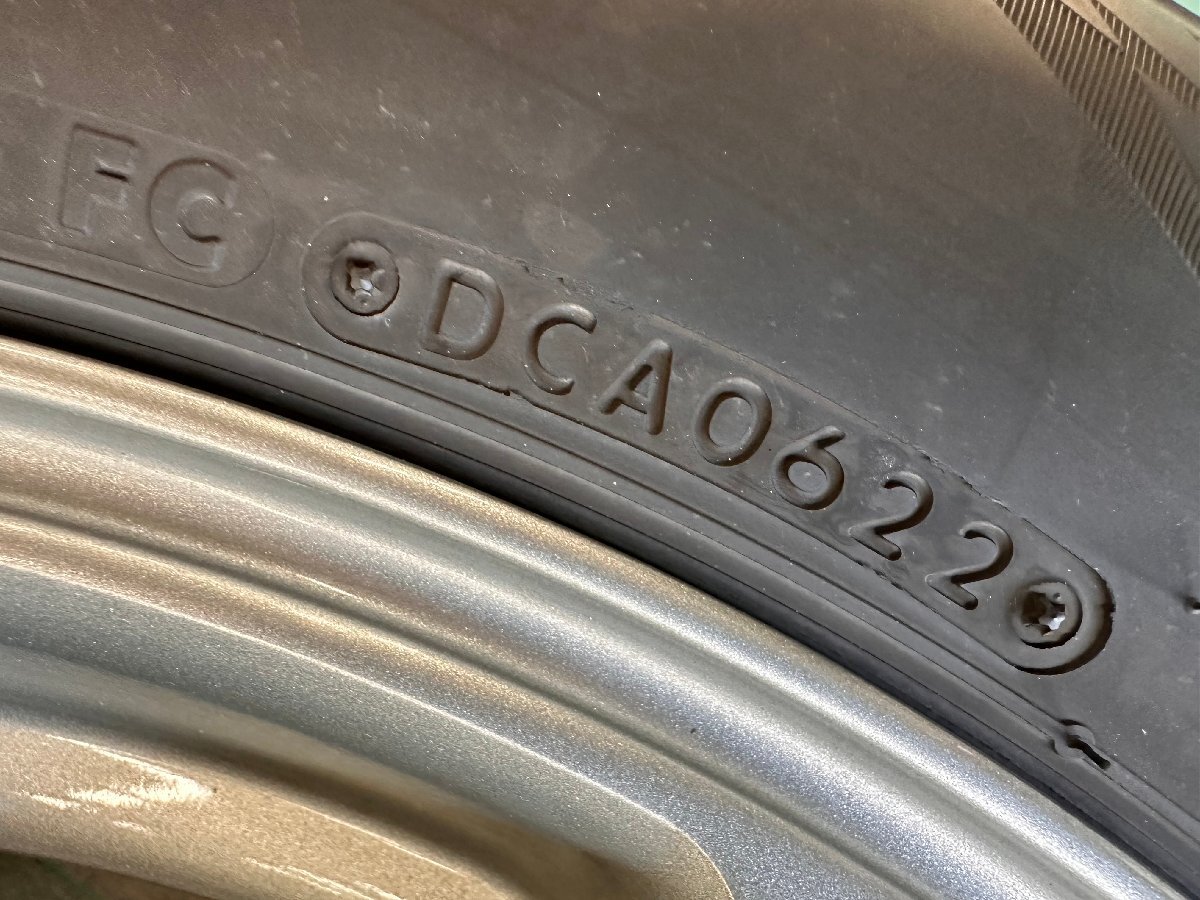 2022年製 スタッドレス ブリヂストン ブリザック DM-V3 225/60R17 7J +53 5H PCD100 4本set フォレスター XV 等 P240414a_画像8