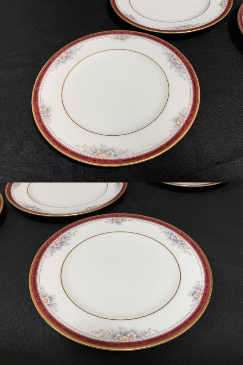 ■1円 未使用品 Noritake ノリタケ VILLA HAVEN ヴィラヘブン Y5352P/1545 パーティーセット 大皿 1枚 小皿 5枚 割れ欠けなし の画像7