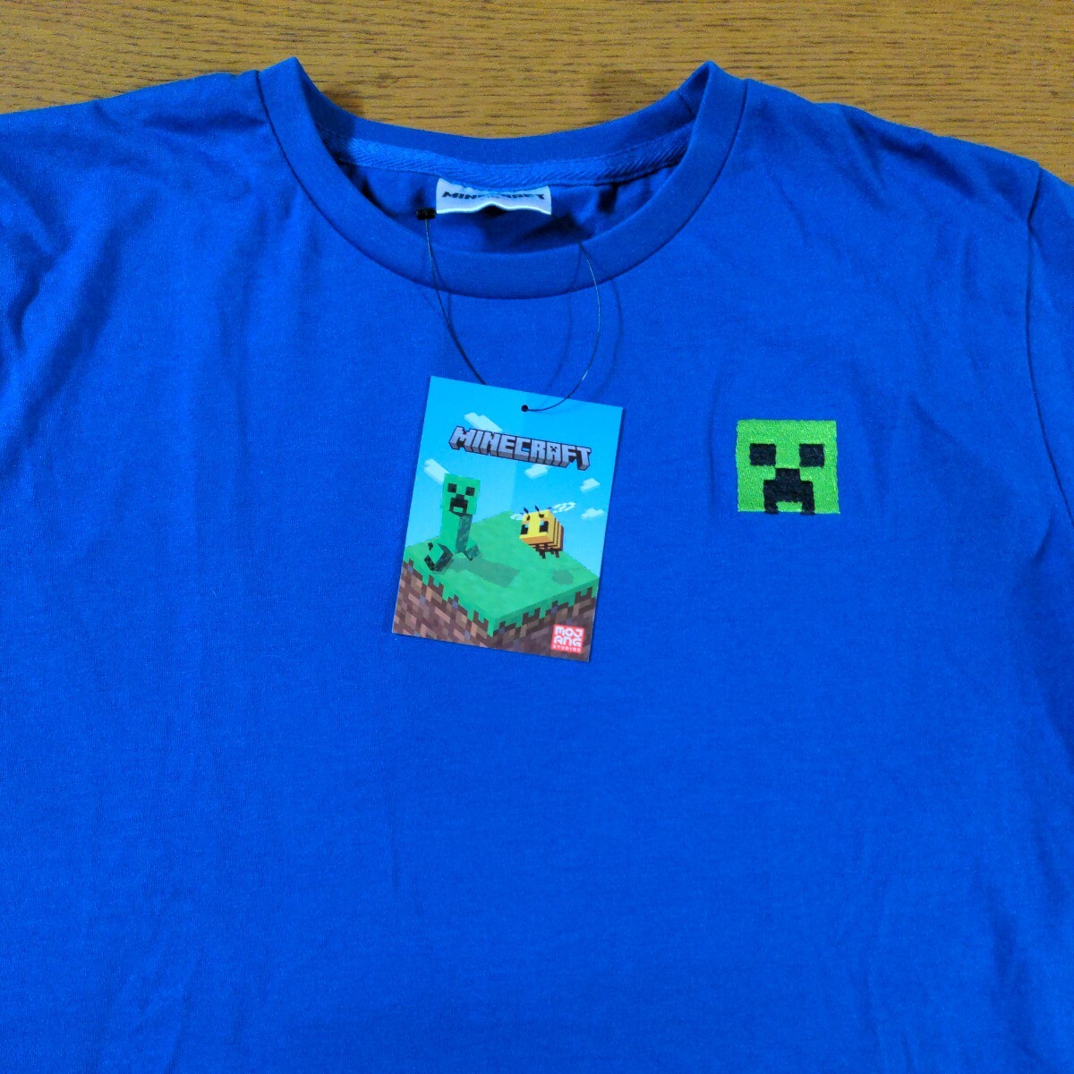 W☆新品☆マインクラフト☆半袖Ｔシャツ☆１６０cm☆男の子用☆ブルー☆No.1594_画像4