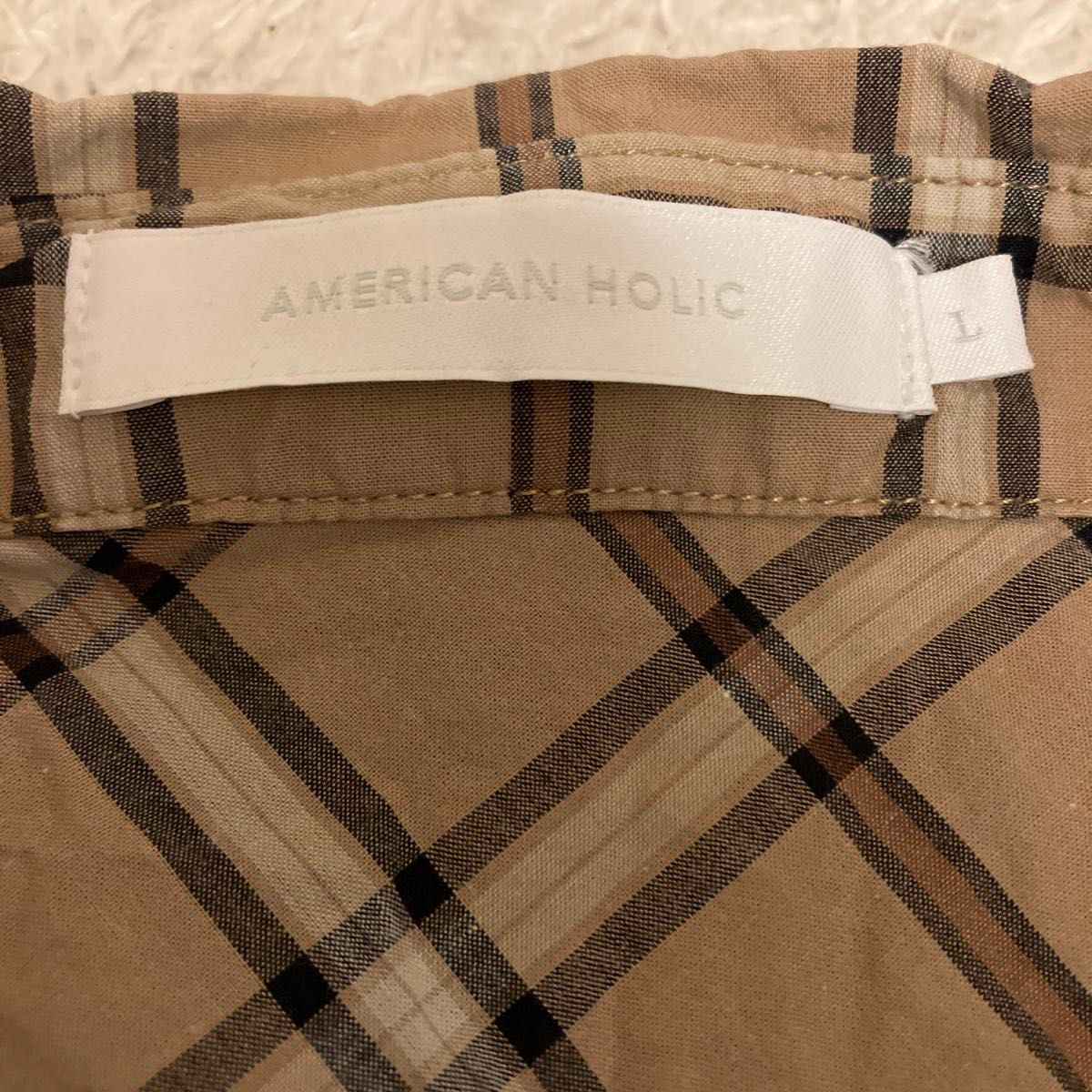 AMERICANHOLIC ベーシックスキッパーシャツ　