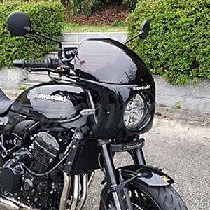 Z750RS Z900 Z1 Z2 ZⅠ ZⅡ 汎用国内発送 ロックハートType ヘッドライト ビキニカウル ロケットカウル 風防 クリア スクリーン付き_画像7