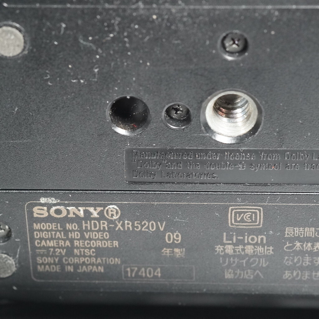 SONY ソニー HDR-XR520V ブラック 動作OK 1週間保証 /9812_画像10