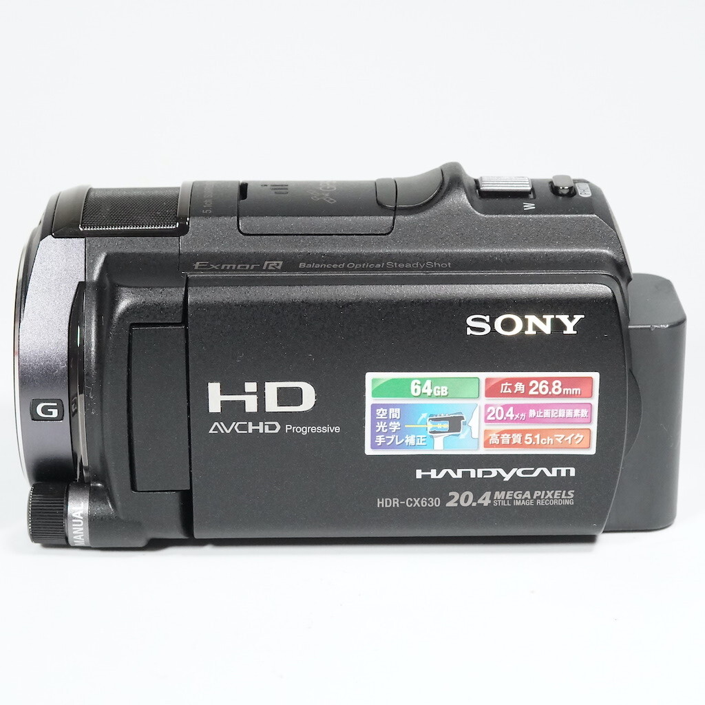 SONY ソニー HDR-CX630V ブラック 動作OK 1週間保証 /9814の画像6
