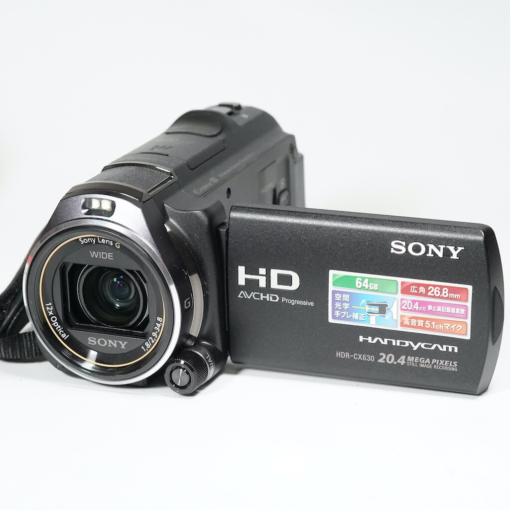 SONY ソニー HDR-CX630V ブラック 動作OK 1週間保証 /9814の画像2
