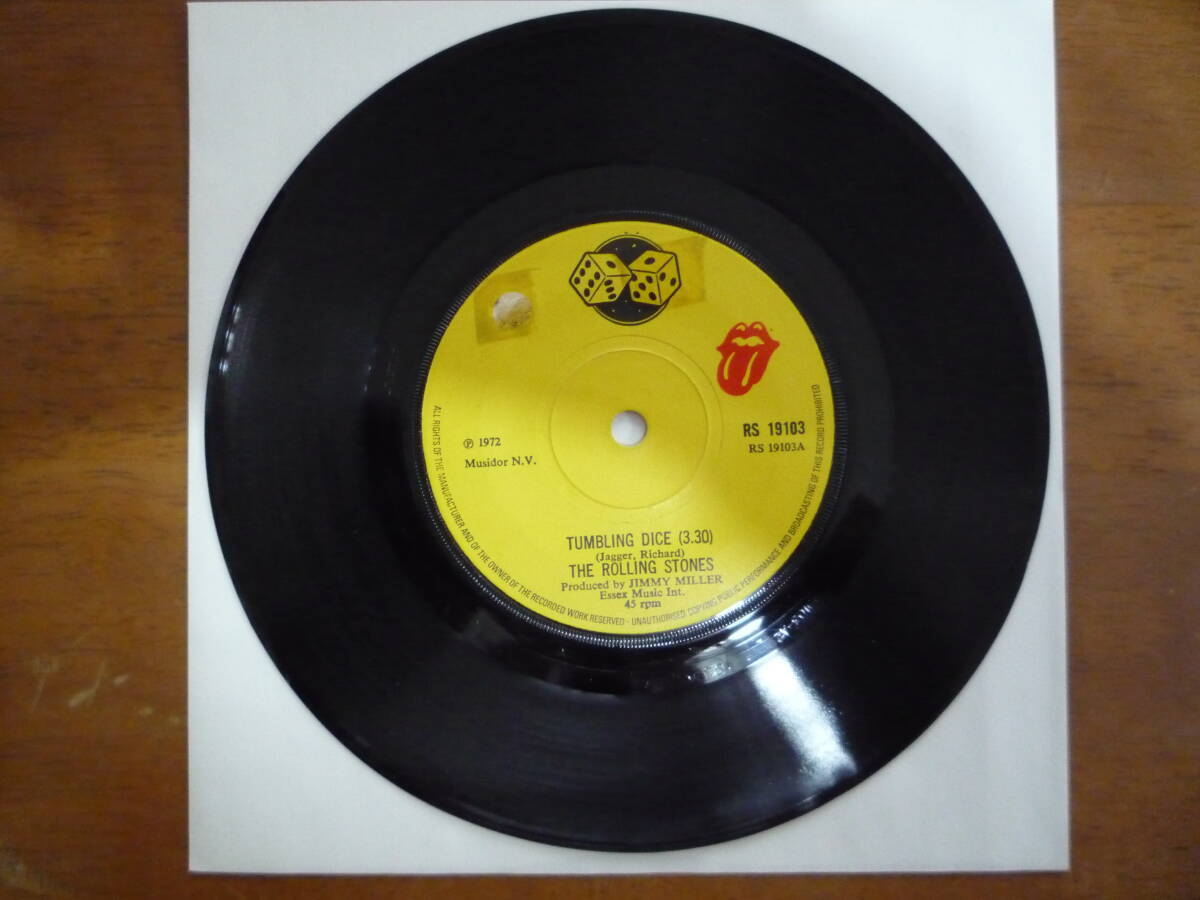 UK Original 7inch EP/Tumbling Dice, Sweet Black Angel/RS 19103/英国 オリジナル/Rolling Stonesの画像1