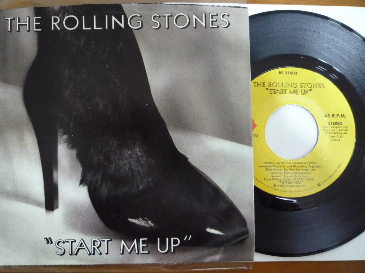 US Original 7inch EP/Start Me Up, No Use In Crying/RS 21003/米国 オリジナル/Rolling Stonesの画像1