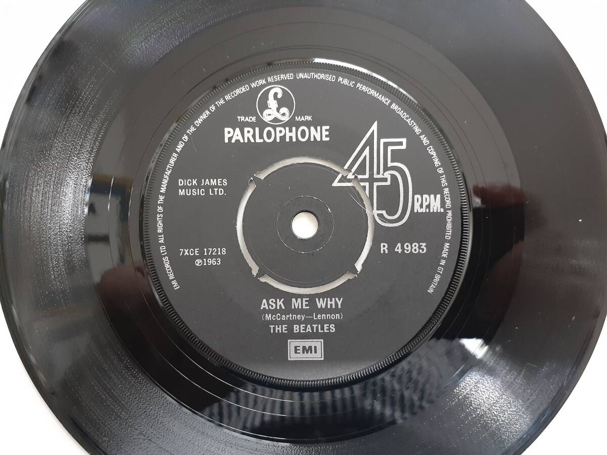 UK盤 7inch EP/Please Please Me/mono モノラル/EMI-Parlophone/R4983/1976年 英国盤/Beatles, theの画像5