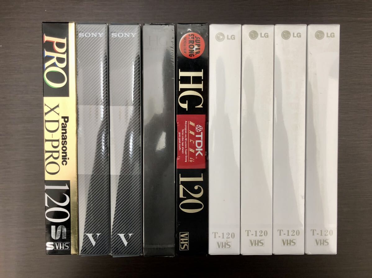 未開封 SONY TDK Panasonic LG VHSまとめ ビデオテープ_画像1