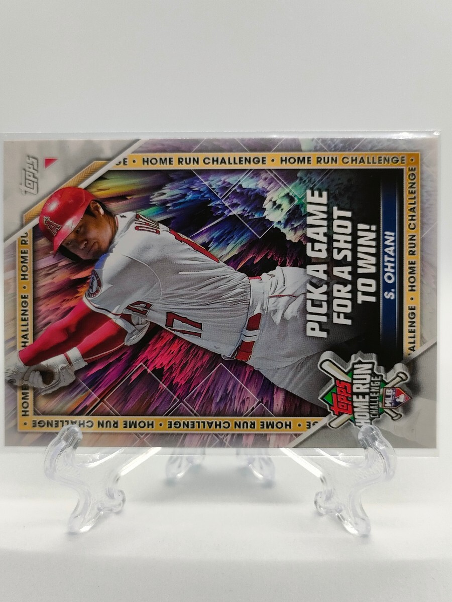 【インサート】大谷翔平、ホームランチャレンジ（スクラッチ前）- 2023 Topps Series 1 #HRC-30 Home Run Challengeの画像2