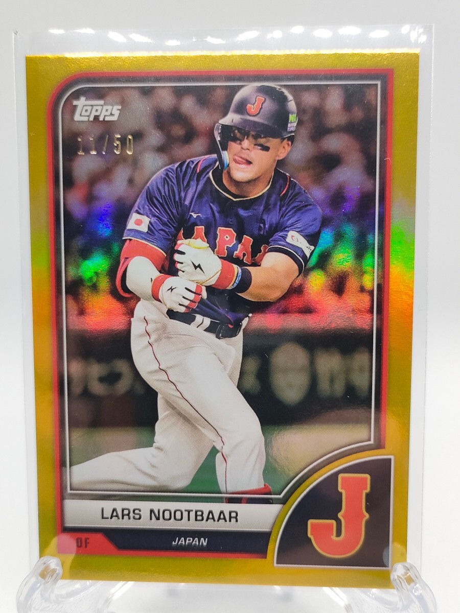 【50シリ／Gold Rainbow】ヌートバー、ペッパーミル - 2023 Topps WBC #57 ～大谷翔平選手とWBCで共闘～の画像1