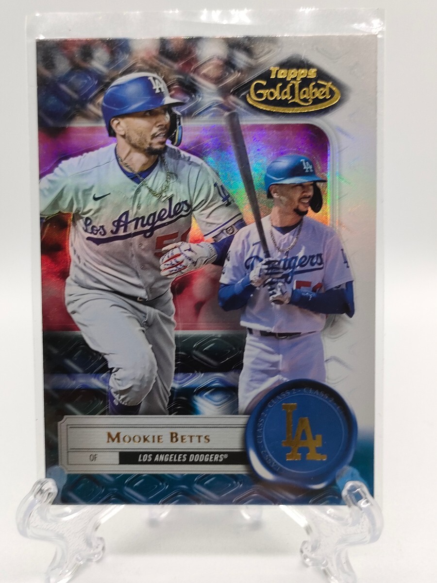 【Class2】ムーキー・ベッツ - 2022 Topps Gold Label #16 Class 2 ～大谷翔平とドジャースで最強MVPトリオを形成～の画像1