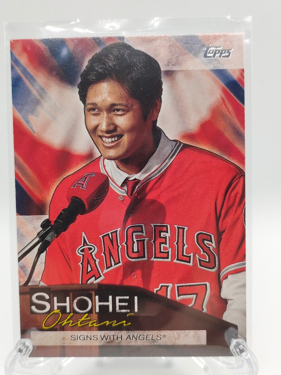 【2年目／インサート】大谷翔平、エンゼルスとサイン - 2019 Topps Update Series #SO-3 Shohei Ohtani Player Highlights_画像1