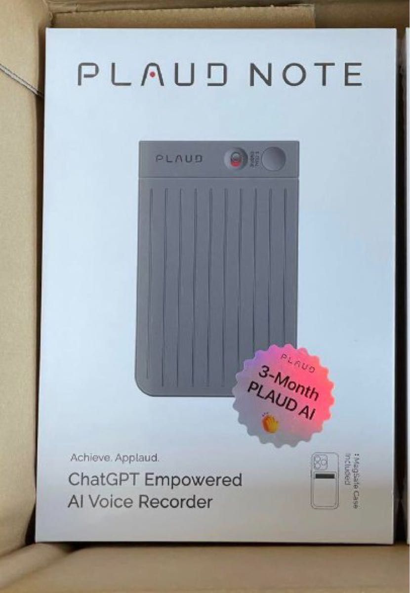 PLAUD NOTE AIボイスレコーダー ブラック|Yahoo!フリマ(旧 PLAUD NOTE AIボイスレコーダー ブラック|Yahoo!フリマ(旧