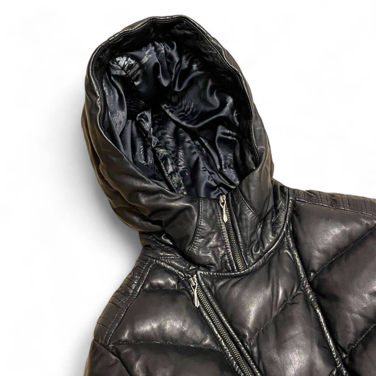 14th addiction Zip All Leather Hooded Jacket Archive архив кожаный жакет lgb l.g.b. ifsixwasnine kmrii hyde rare 00*s