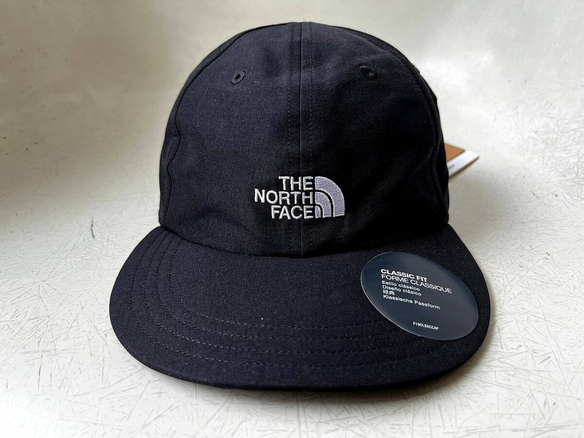 即決 新品 正規品 USA限定 The North Face ノースフェイス ロゴ刺繍 帽子 ストレッチキャップ 男女兼用 調節可能 ブラック_画像5