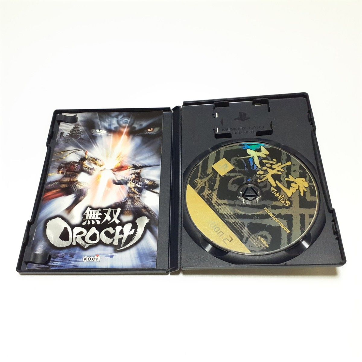 【PS2】 無双OROCHIのパッケージのみ　天誅　参のディスクのみ　グラバト　ONE PIECE　RUSH【訳あり】