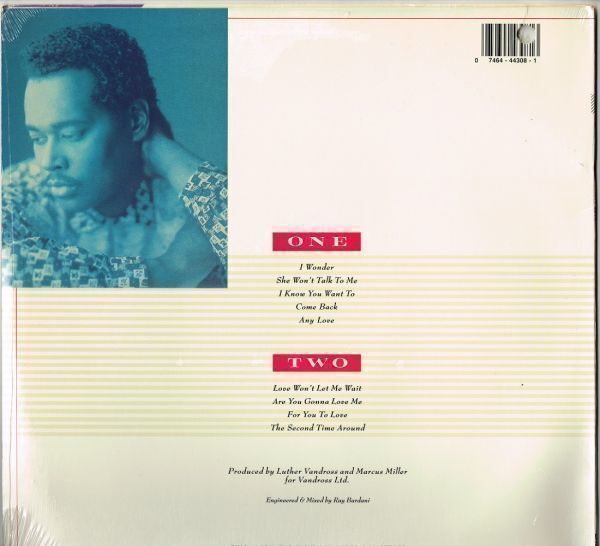 Luther Vandross / Any Love（Epic）1988 US LP ss_画像2