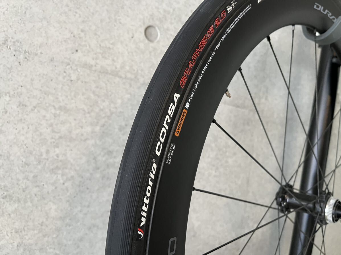 シマノ DURA-ACE（デュラエース）WH R9270 C50 TL DISC チューブレスホイール 前後セットの画像9