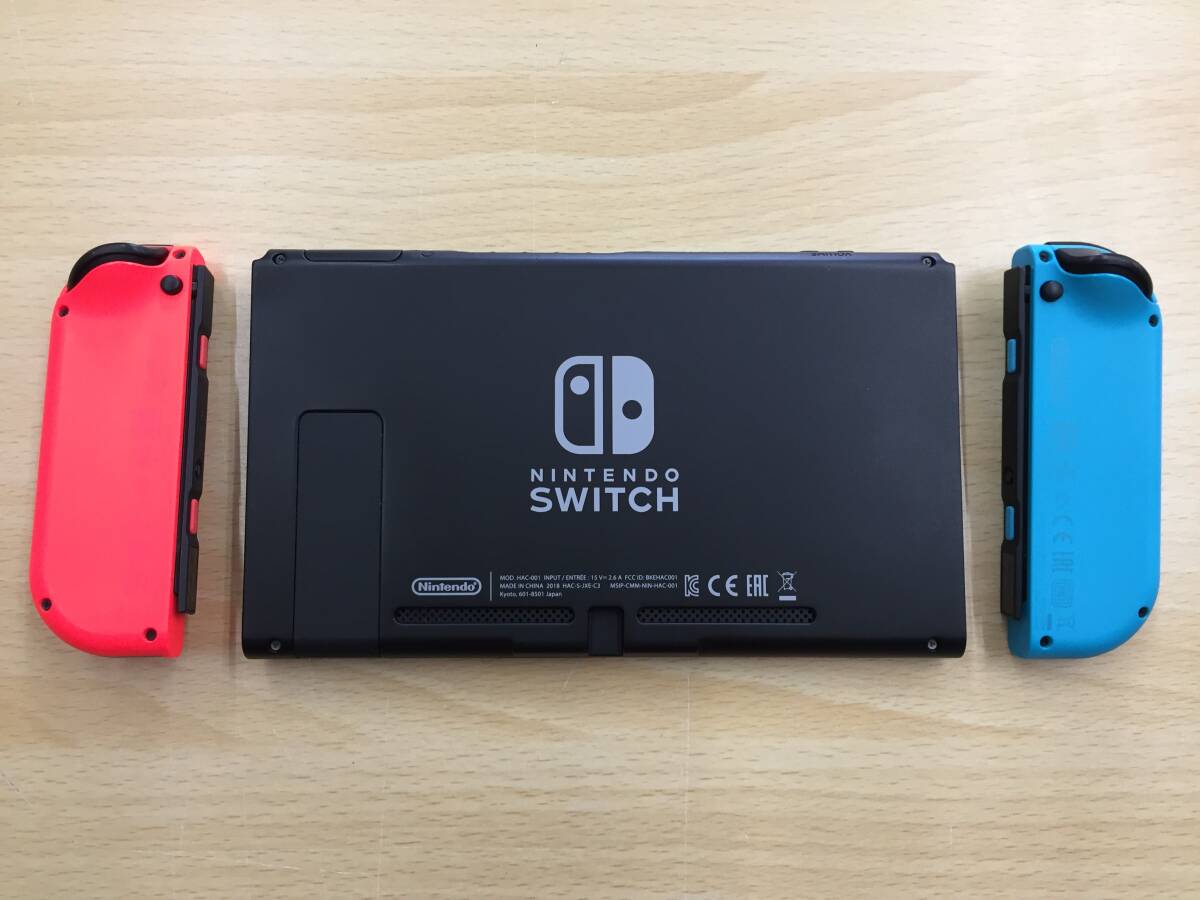 070 C-759/【1円スタート】Nintendo Switch 本体 旧型 Joy-Con (L)ネオンブルー/(R)ネオンレッドの画像7