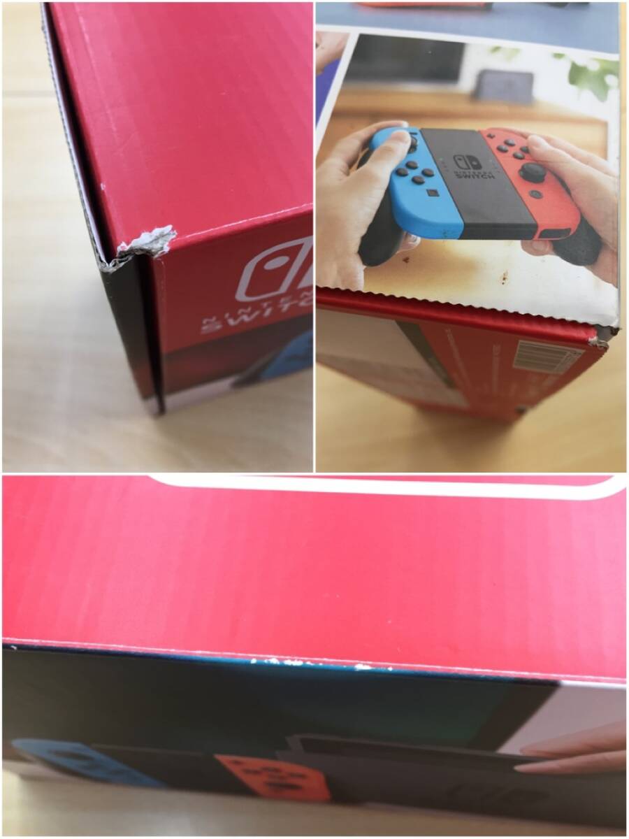 070 C-759/【1円スタート】Nintendo Switch 本体 旧型 Joy-Con (L)ネオンブルー/(R)ネオンレッドの画像2